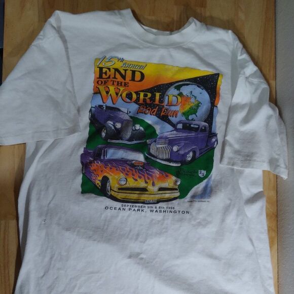 Jerzees Other - Vintage End of the World Rod Run 1998 T-Shirt